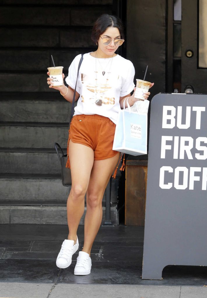 Vanessa Hudgens Grabs Coffee on Melrose Place in LA-1