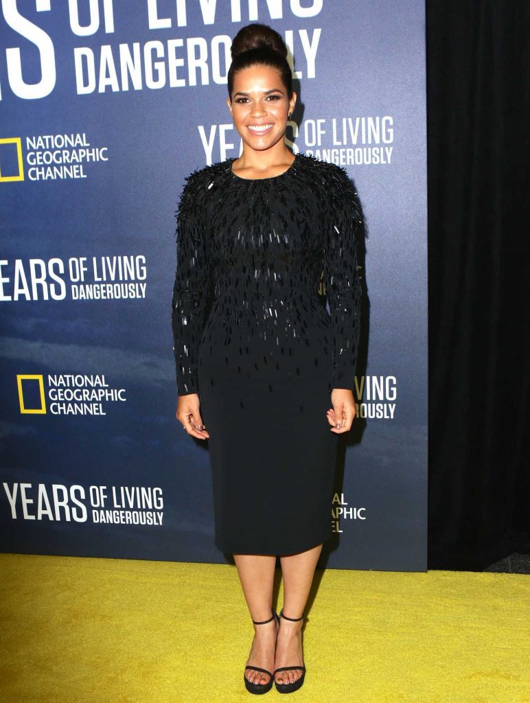 America Ferrera at the Years of Living Dangerously Premiere in New York-1