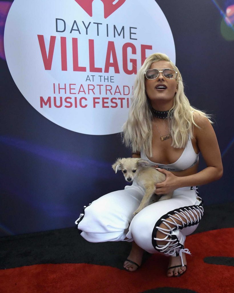 Bebe Rexha at the 2016 iHeartRadio Music Festival in Las Vegas-5