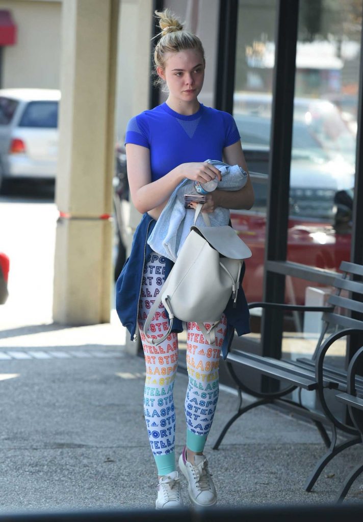 Elle Fanning Ready for a Workout in Los Angeles-3