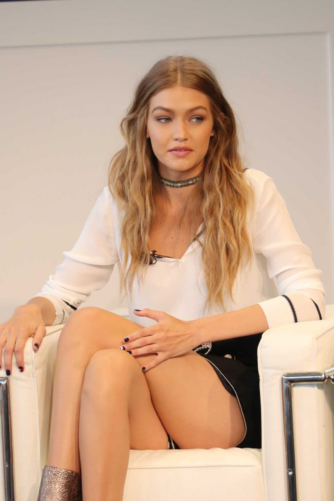 Gigi Hadid at the Tommy X Gigi Collection Press Conference in NYC-4
