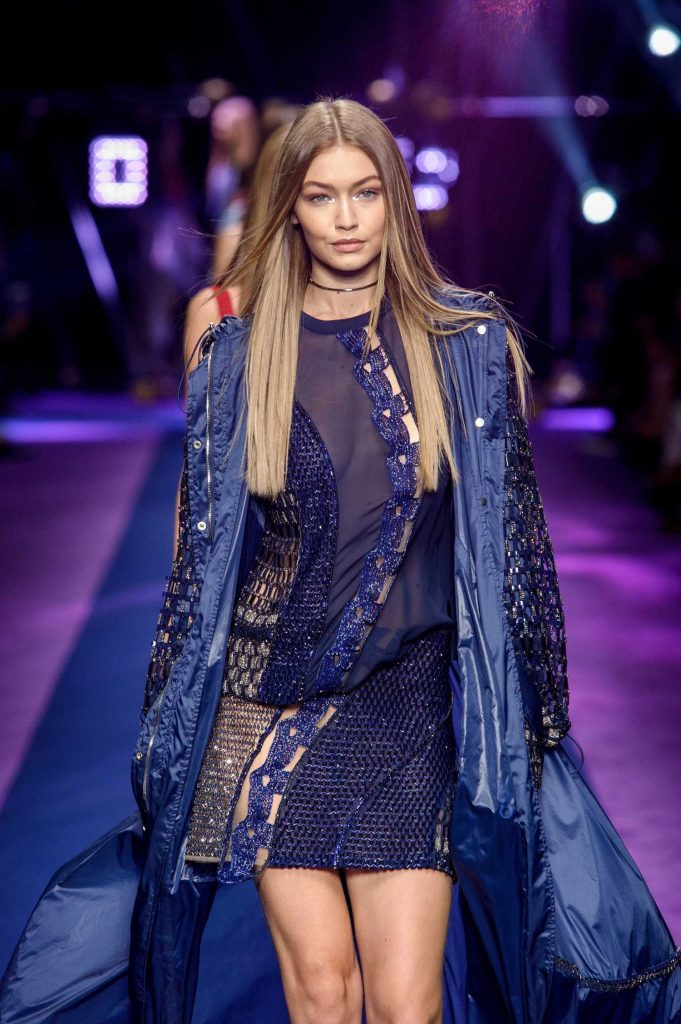 Gigi Hadid at the Versace Show During 2017 Milan Fashion Week-3