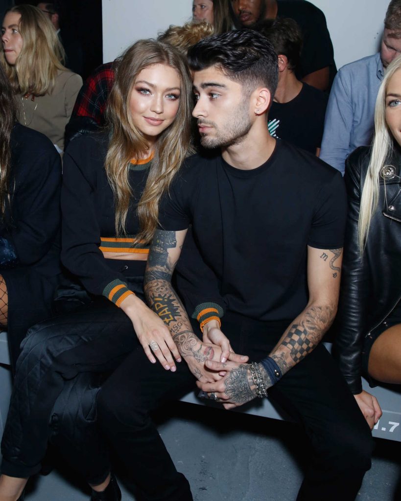 Gigi Hadid at the Versus by Versace Fashion Show in London-4
