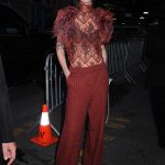 Hilary Rhoda at the Target + IMG NYFW Kickoff Event at Moynihan Station in New York City