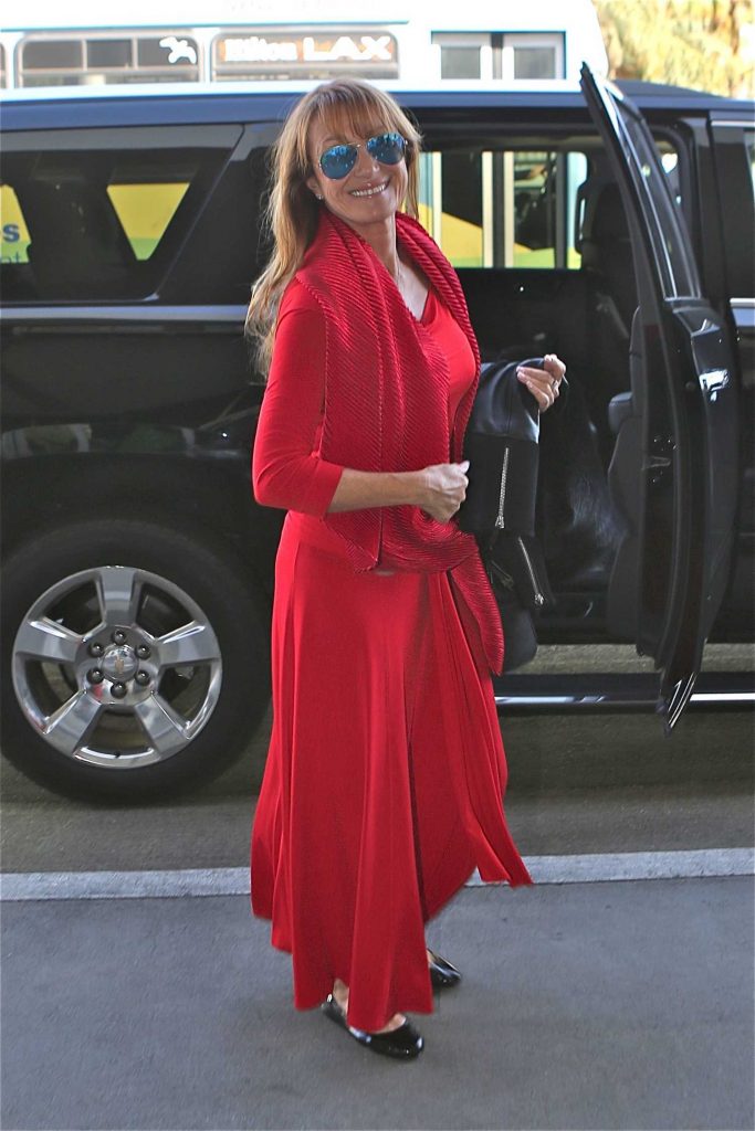 Jane Seymour Leaves the LAX Airport in Los Angeles-1