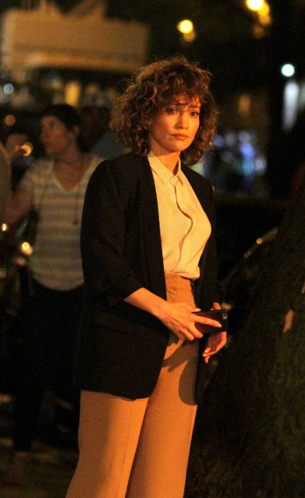 Jennifer Lopez on the Set of Shades of Blue in New York City-1
