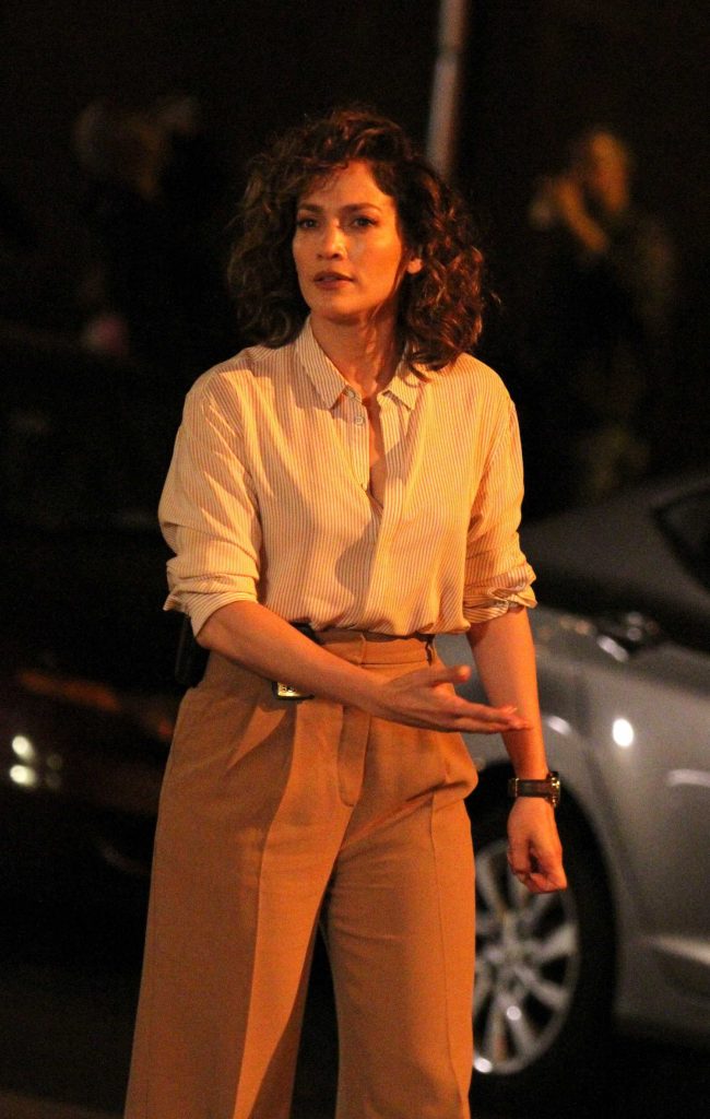 Jennifer Lopez on the Set of Shades of Blue in New York City-3