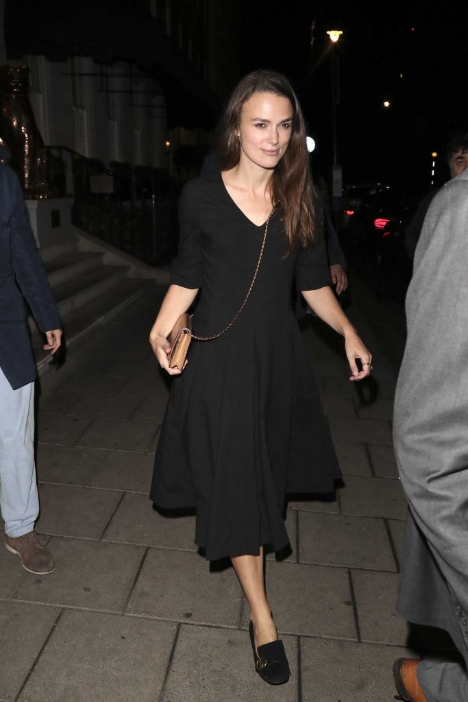 Keira Knightley Leaves the 34 Restaurant in London-1