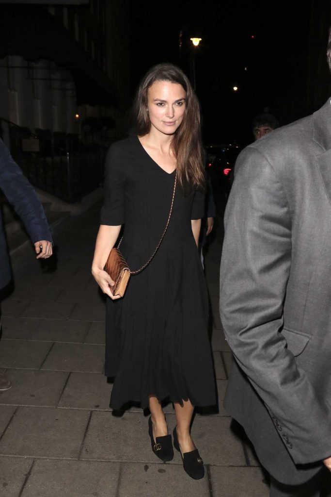 Keira Knightley Leaves the 34 Restaurant in London-2