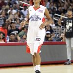 Keke Palmer Plays in the Power 106 Basketball Game in Los Angeles