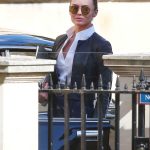 Laura Haddock on the Set of the Transformers: The Last Knight in Oxford