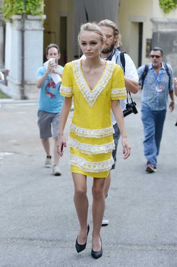 Lily-Rose Depp Was Seen at the 73th Venice Film Festival-1