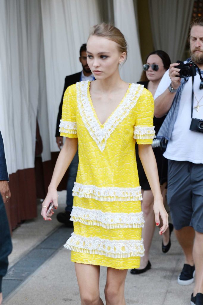 Lily-Rose Depp Was Seen at the 73th Venice Film Festival-3