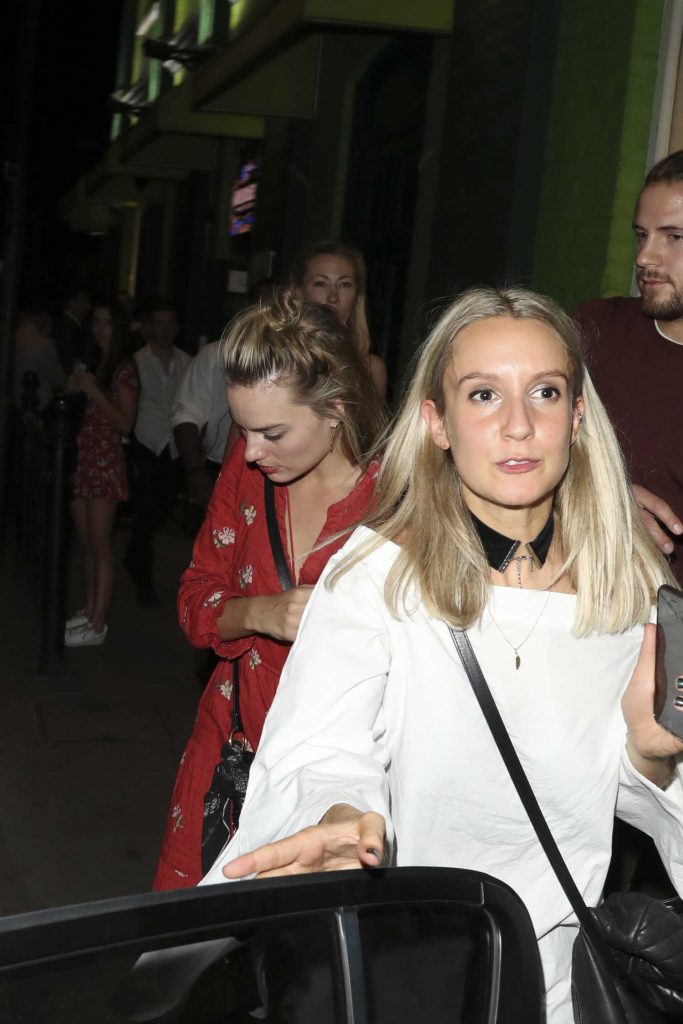 Margot Robbie Leaves Embargo Nightclub in London-1