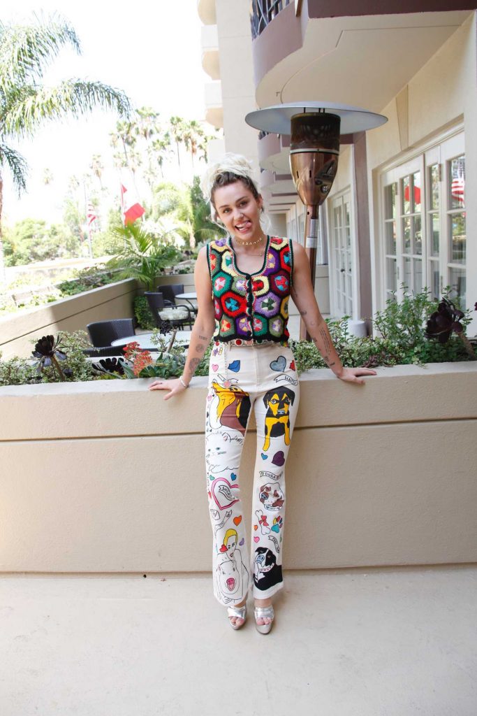 Miley Cyrus Portraits for the TV Series Crisis in Six Scenes at the Four Seasons Hotel in Beverly Hills-2