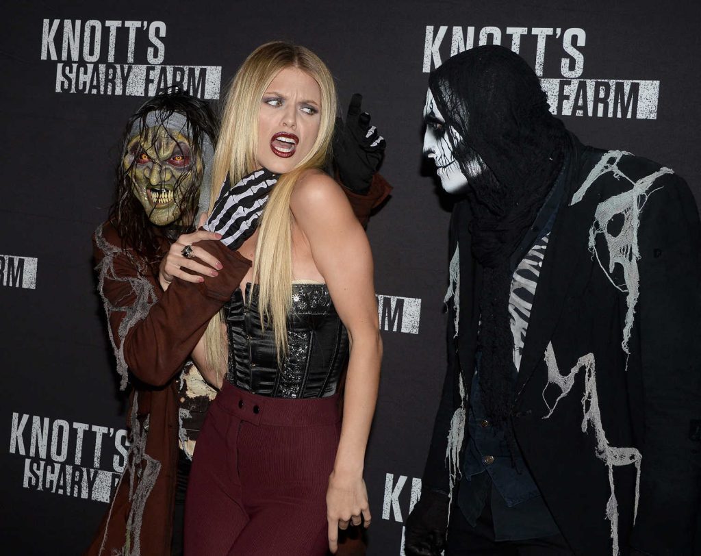 Annalynne McCord at the Knott's Scary Farm Opening Night in Buena Park-5