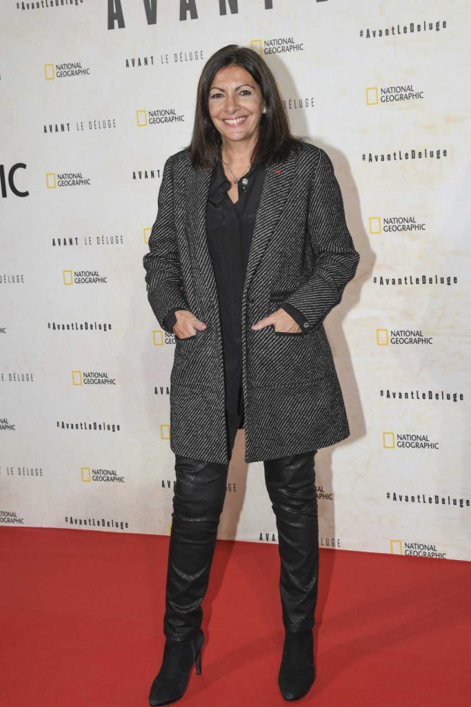 Anne Hidalgo at the Before the Flood Photocall in Paris-1
