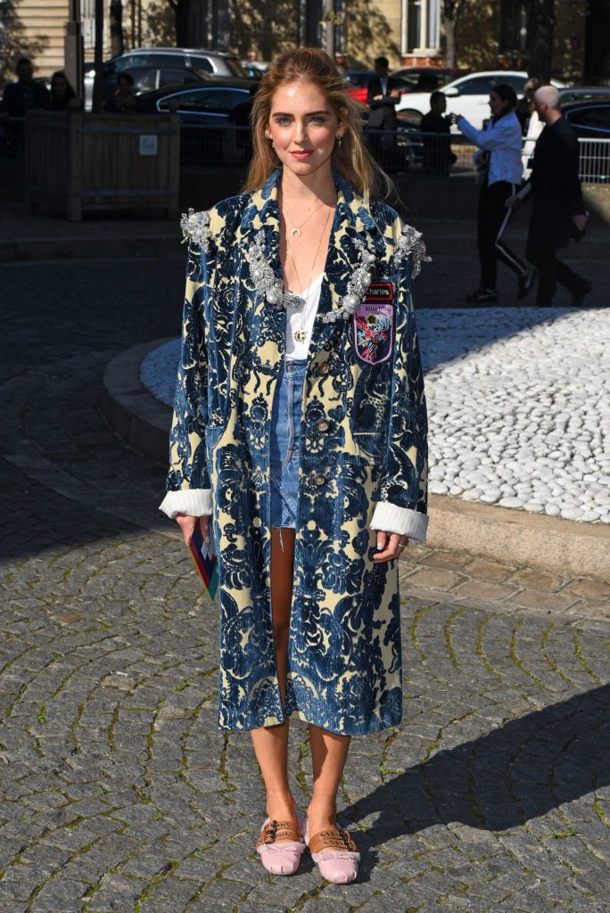 Chiara Ferragni Attends the Miu Miu Show During the Paris Fashion Week-1