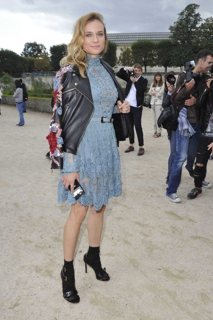 Diane Kruger in Paris Durig the Paris Fashion Week-2