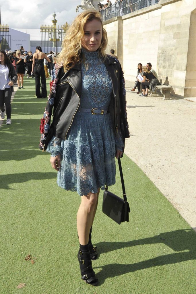Diane Kruger in Paris Durig the Paris Fashion Week-5