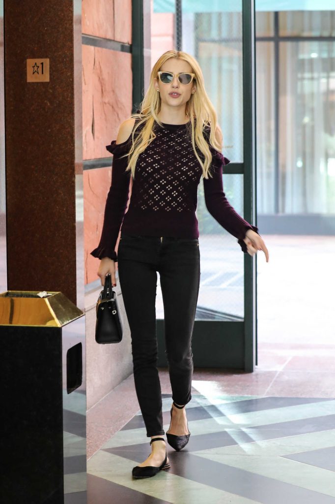 Emma Roberts Arrives a Doctor's Appointment in Beverly Hills-2