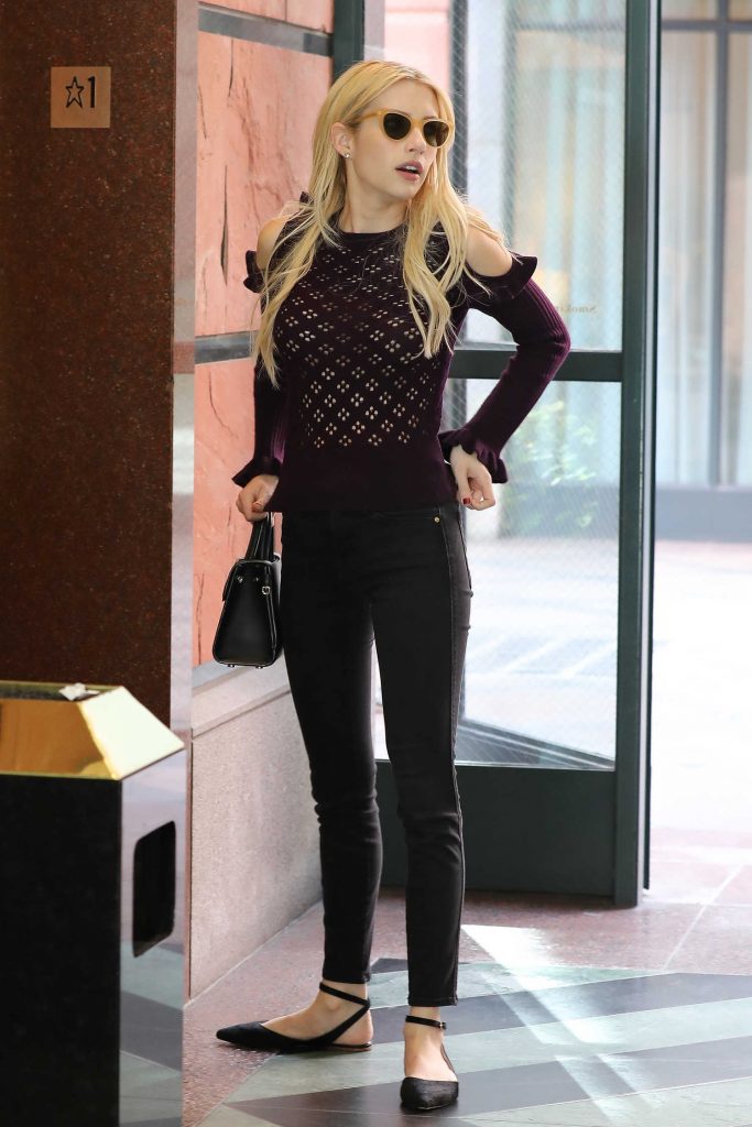 Emma Roberts Arrives a Doctor's Appointment in Beverly Hills-4