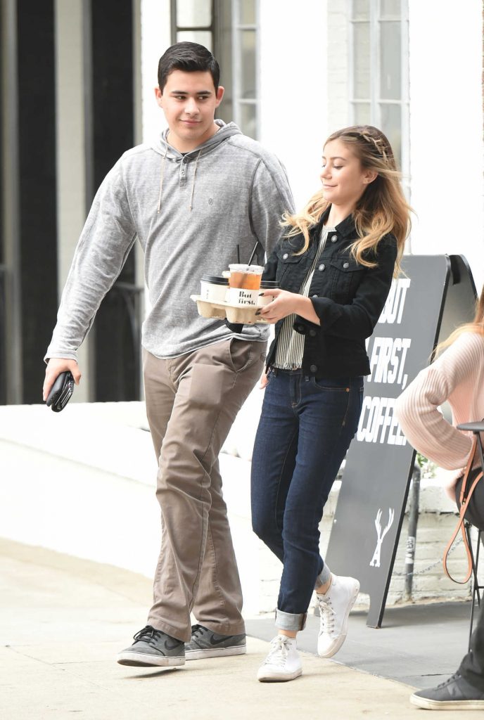 Genevieve Hannelius With a Friend Out in Los Angeles-4