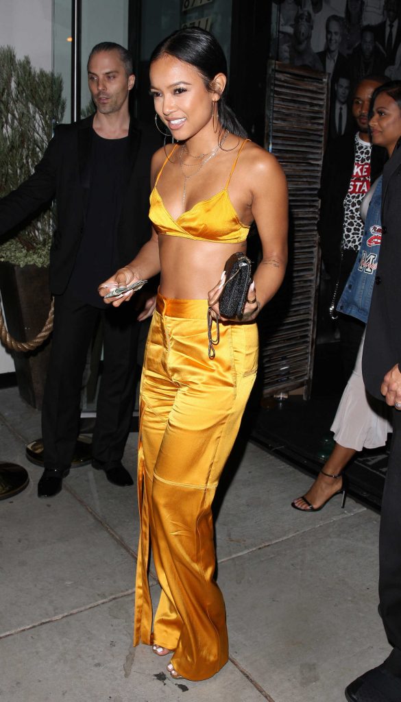 Karrueche Tran Leaves the Catch Restaurant in West Hollywood-3
