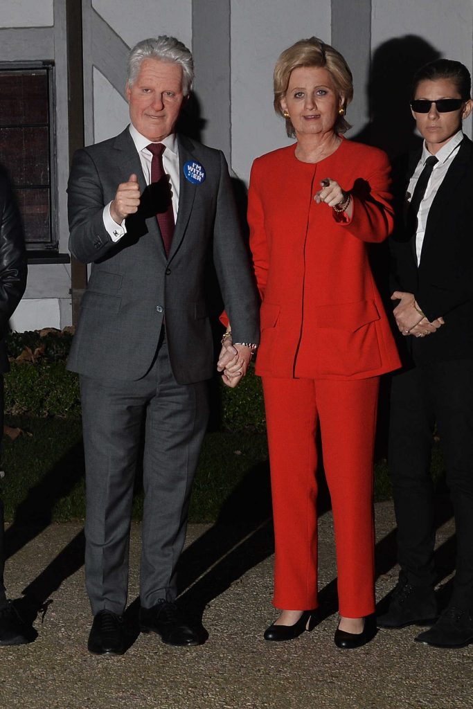 Katy Perry Dressed up as Hilary Clinton for Kate Hudson's Annual Halloween Bash in Pacific Palisades-1