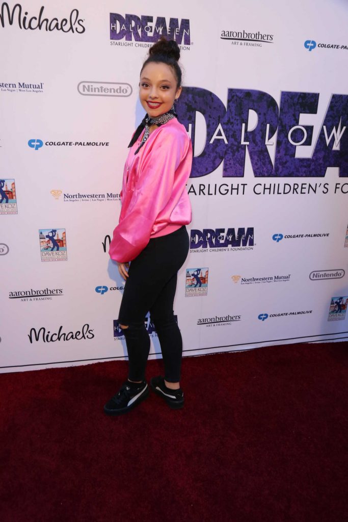 Kayla Maisonet at the Starlight's Dream Halloween Party in Los Angeles-3