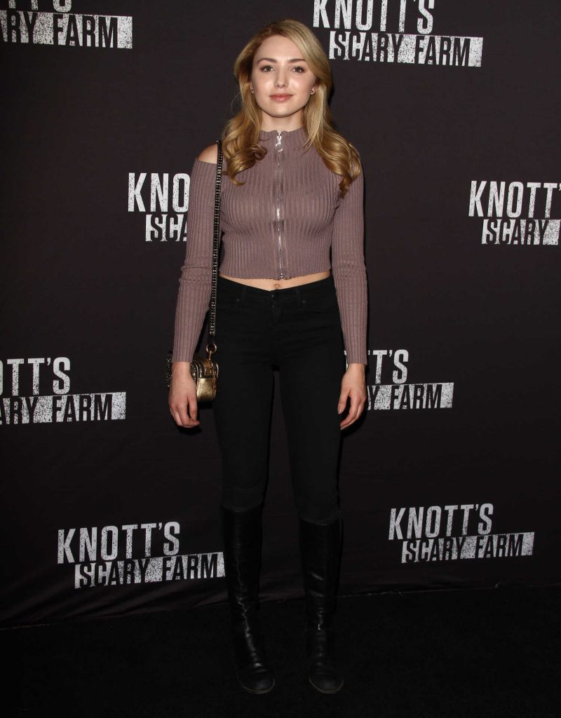 Peyton List at the Knott's Scary Farm Opening Night in Buena Park-2