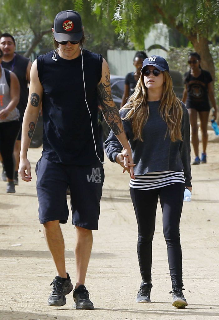 Ashley Tisdale and Her Husband Christopher French Were Seen Out in Hollywood-1