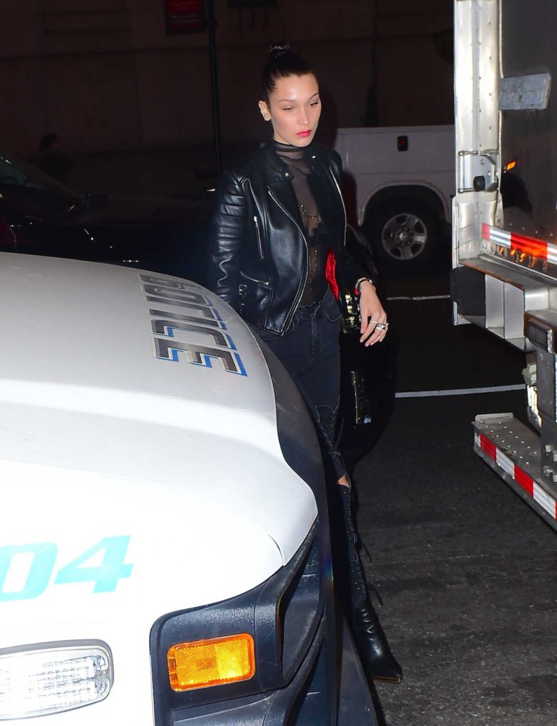 Bella Hadid Was Seen at Madison Square Garden in New York-3