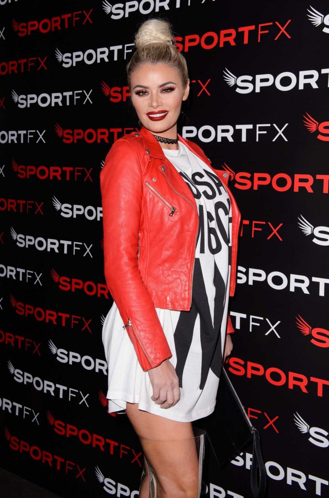 Chloe Sims at the SPORTFX Cosmetic and Sports Launch Party in London-4