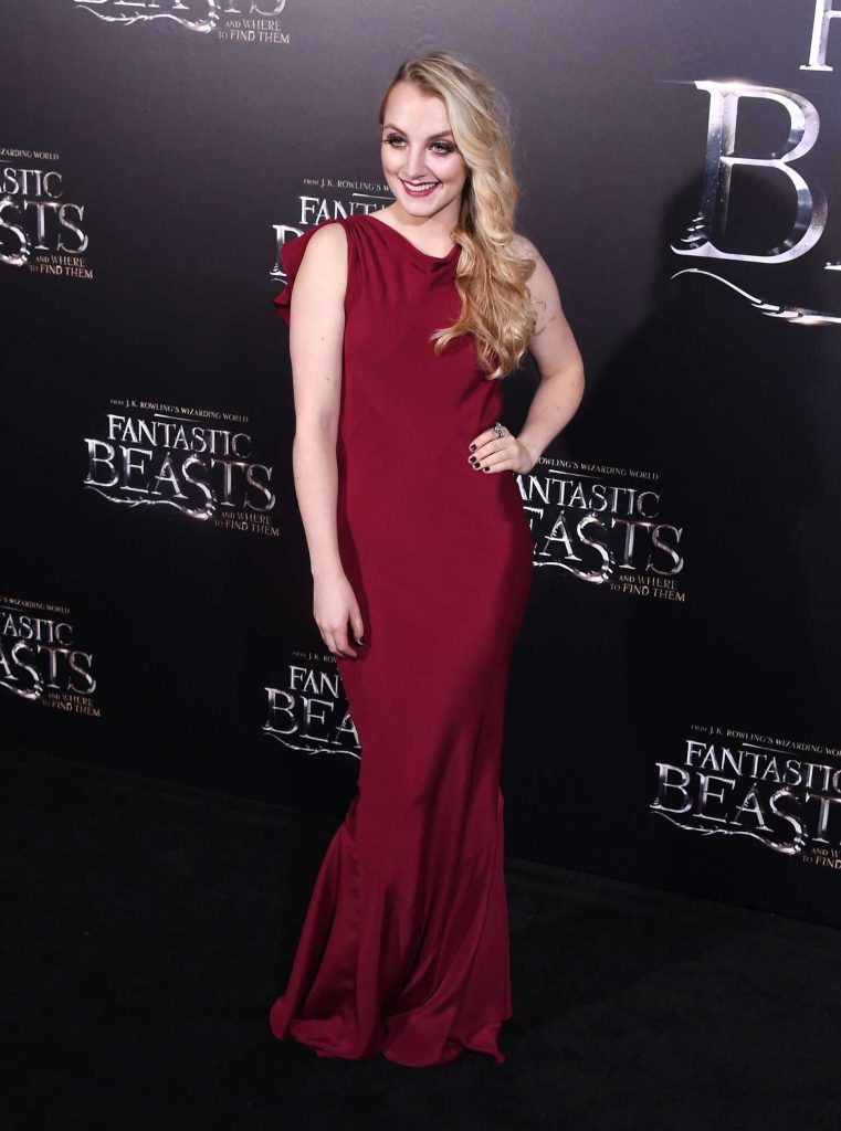 Evanna Lynch at the Fantastic Beasts and Where to Find Them Premiere in New York-1