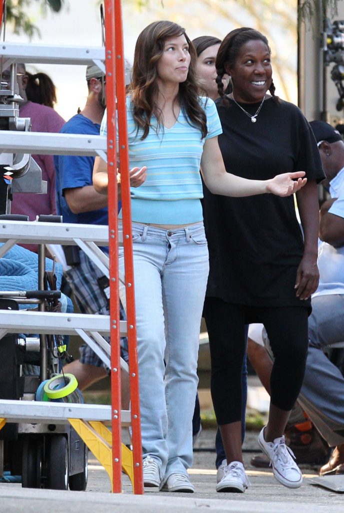 Jessica Biel on the Set of Shock And Awe in New Orleans-3