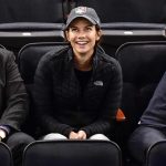 Lauren Cohan Watching New York Rangers v Ottawa Senators in New York