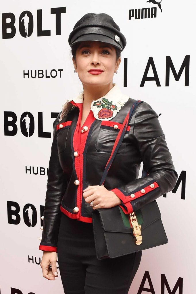 Salma Hayek at I am Bolt Premiere in London-5