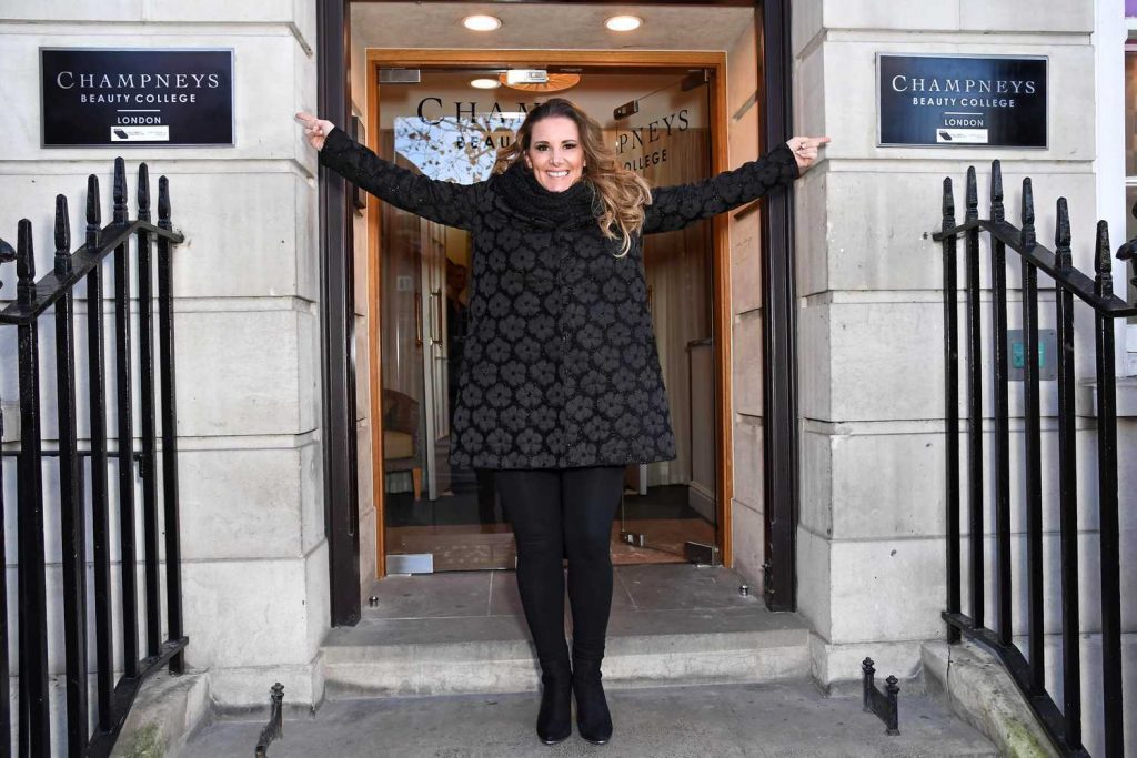 Sam Bailey at the Champneys Beauty College Launch at Holborn Circus in London-4