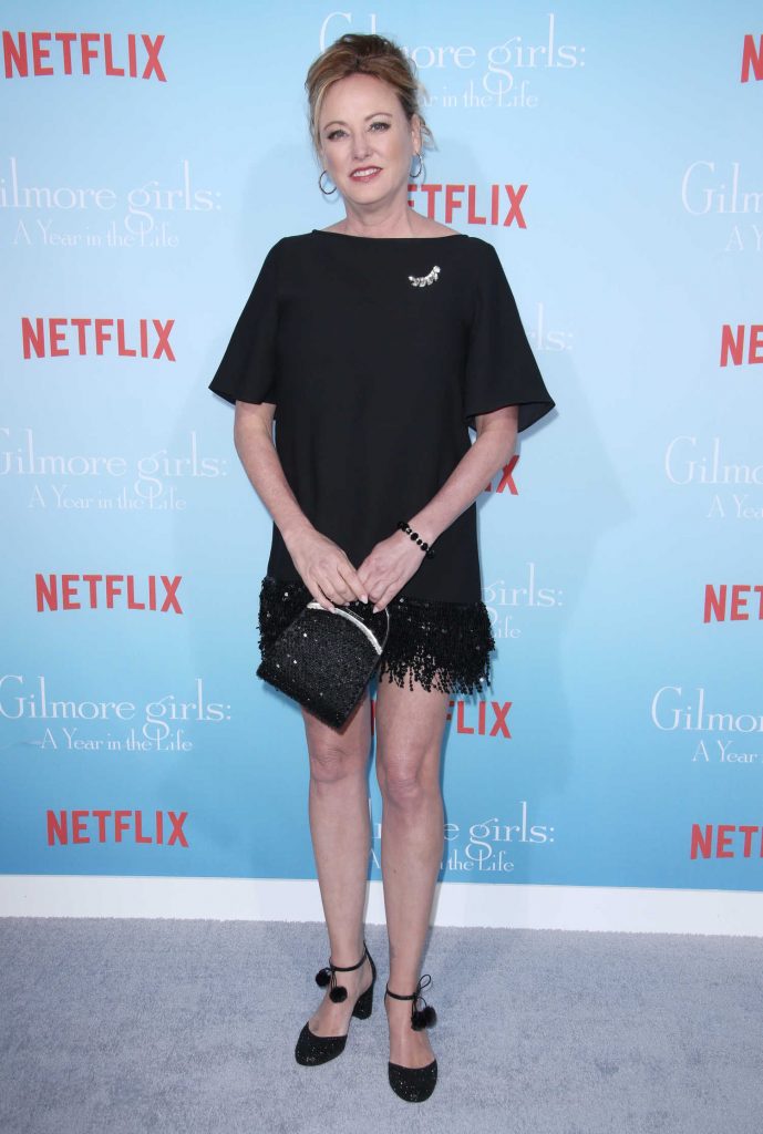 Virginia Madsen at the Gilmore Girls: A Year in the Life TV Series Premiere in Los Angeles-1