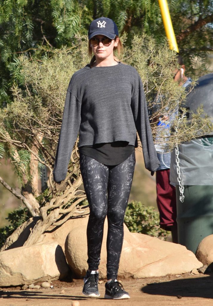 Ashley Tisdale Takes a Holiday Hike With Her Husband Christopher French in Los Angeles-1