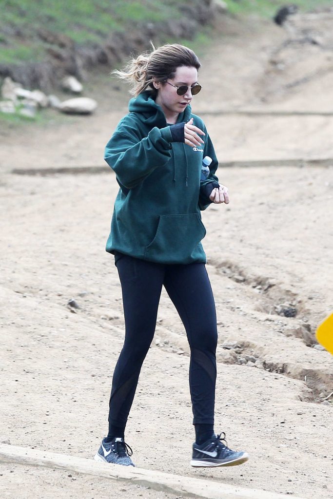 Ashley Tisdale Was Seen at Runyon Canyon in Los Angeles-5