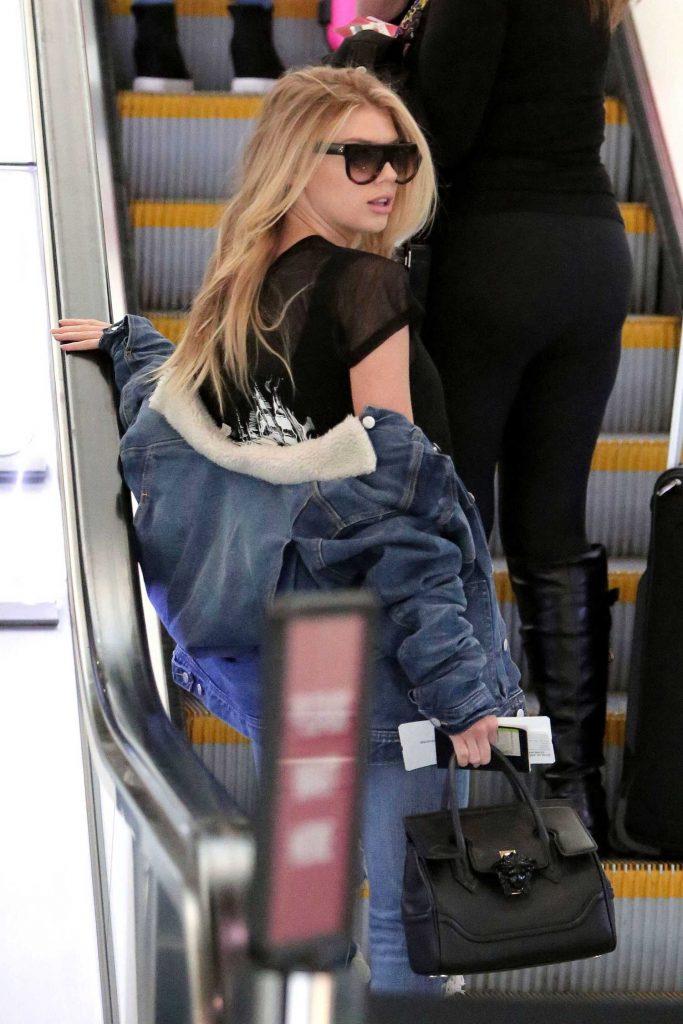 Charlotte McKinney at LAX Airport in Los Angeles-3