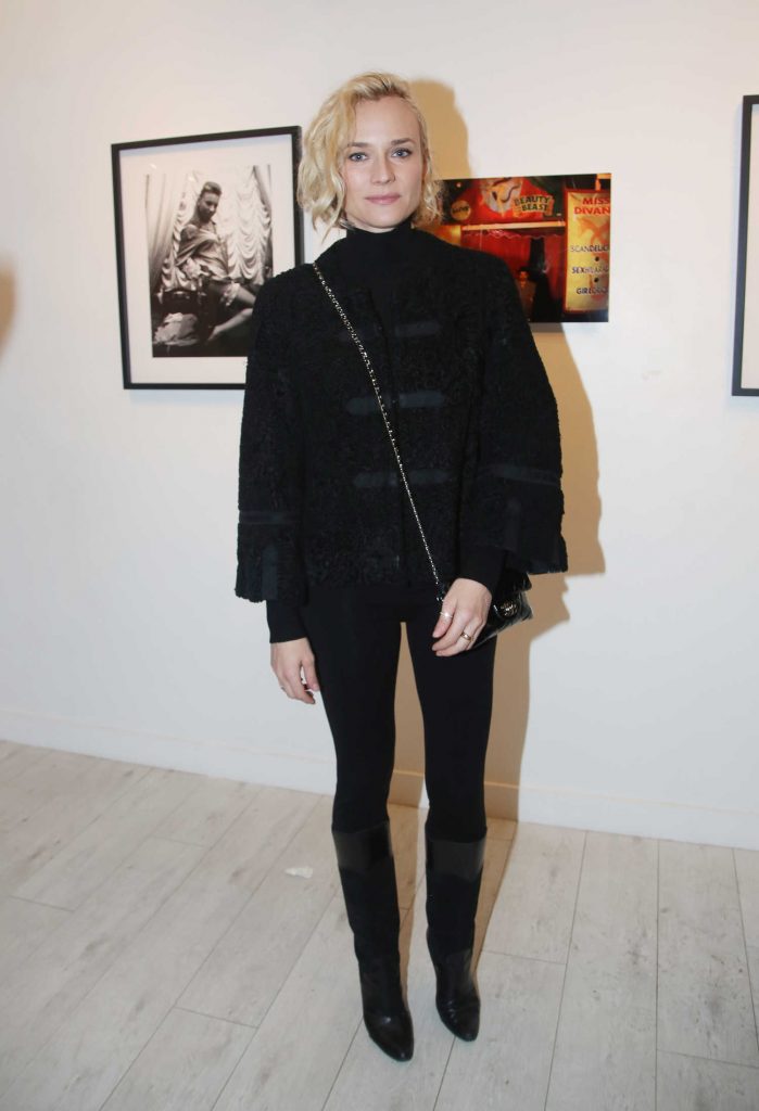 Diane Kruger Attends Norman Reedus Exhibition at Galerie Hors Champs in Paris-1