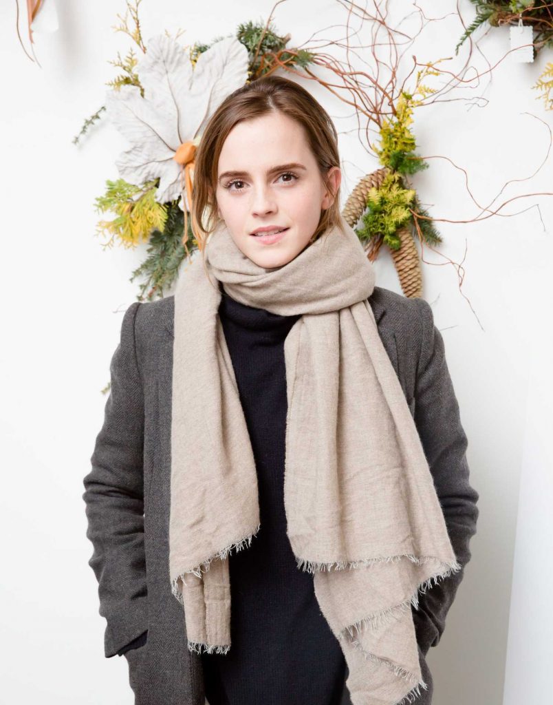 Emma Watson at the Domino Magazine Holiday Pop Up in New York-2