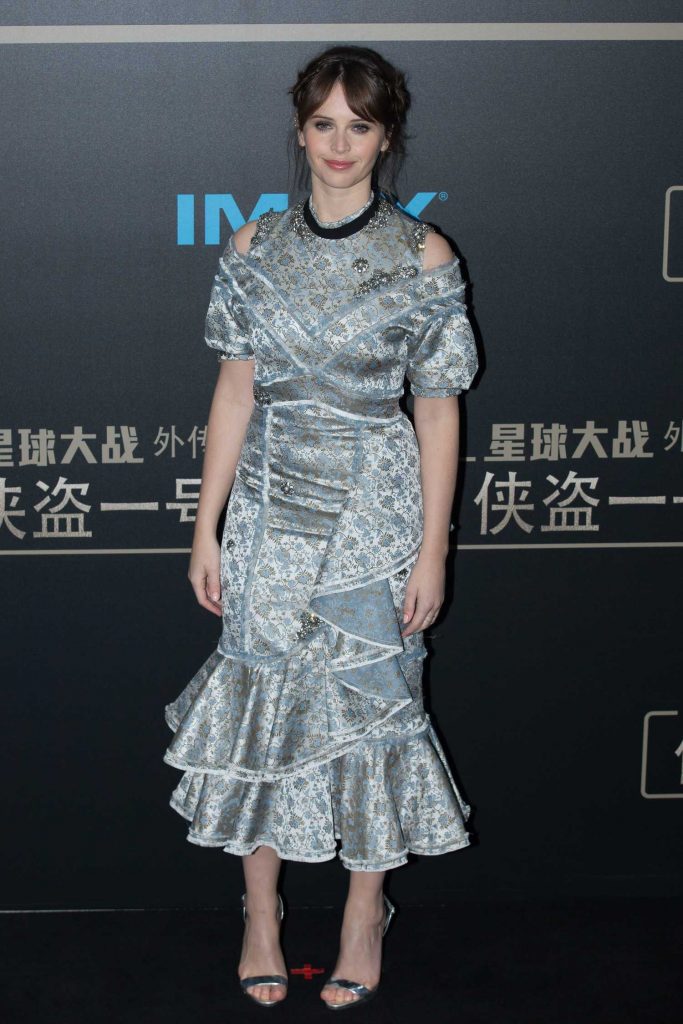 Felicity Jones at the Rogue One: A Star Wars Story Premiere in Beijing-2