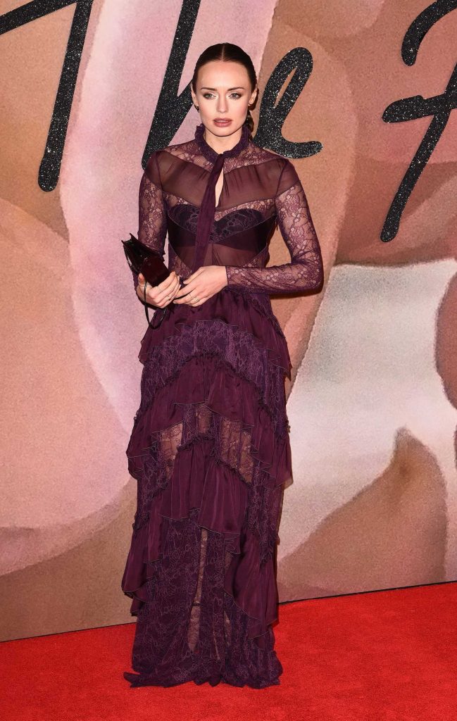 Laura Haddock at the 2016 Fashion Awards at Royal Albert Hall in London-1