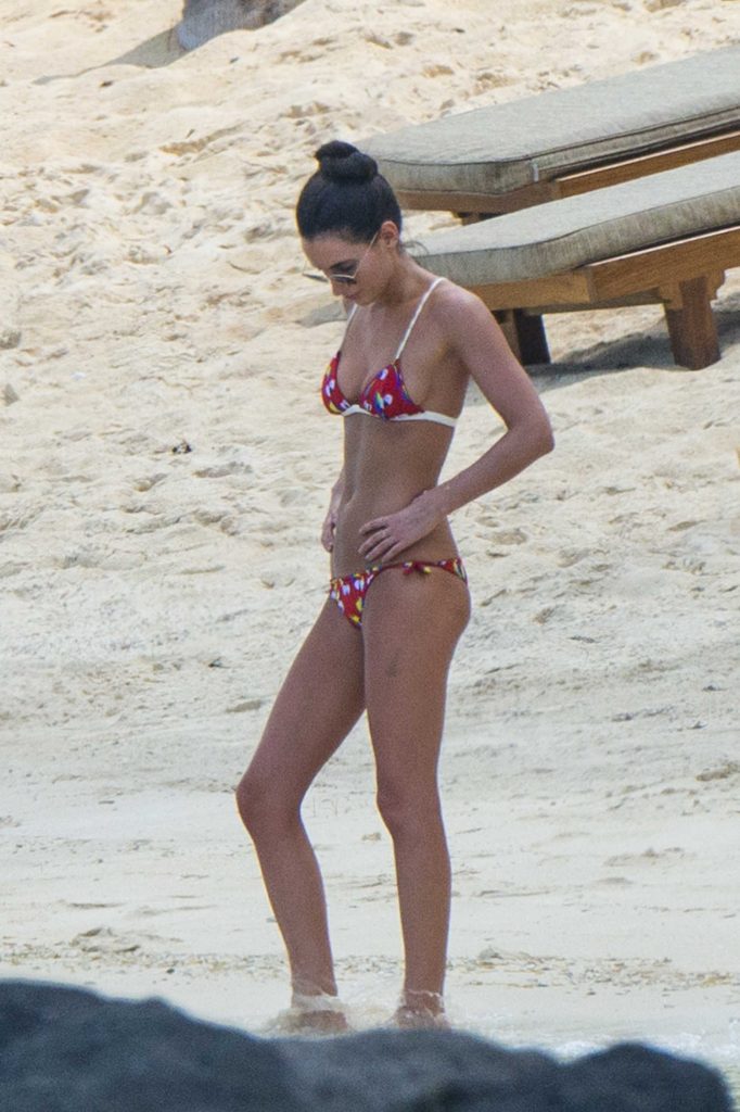 Lily Fortescue in Bikini at the Beach in Port Louis-2