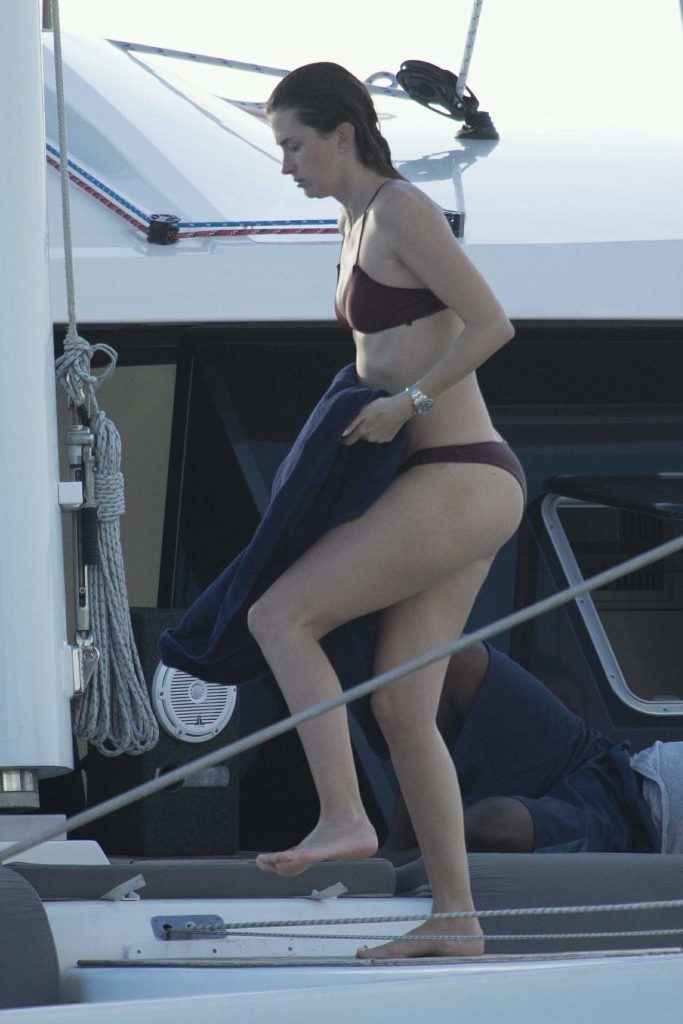 Rhea Durham in Bikini on a Yacht in Barbados-1