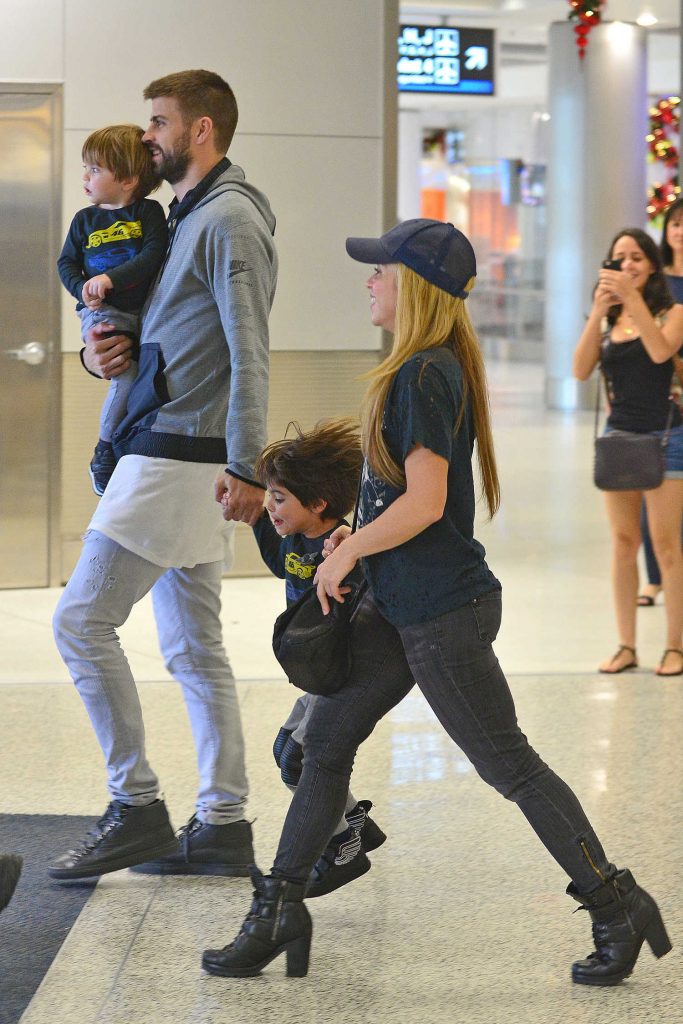 Shakira Arrives at Miami International Airport-4